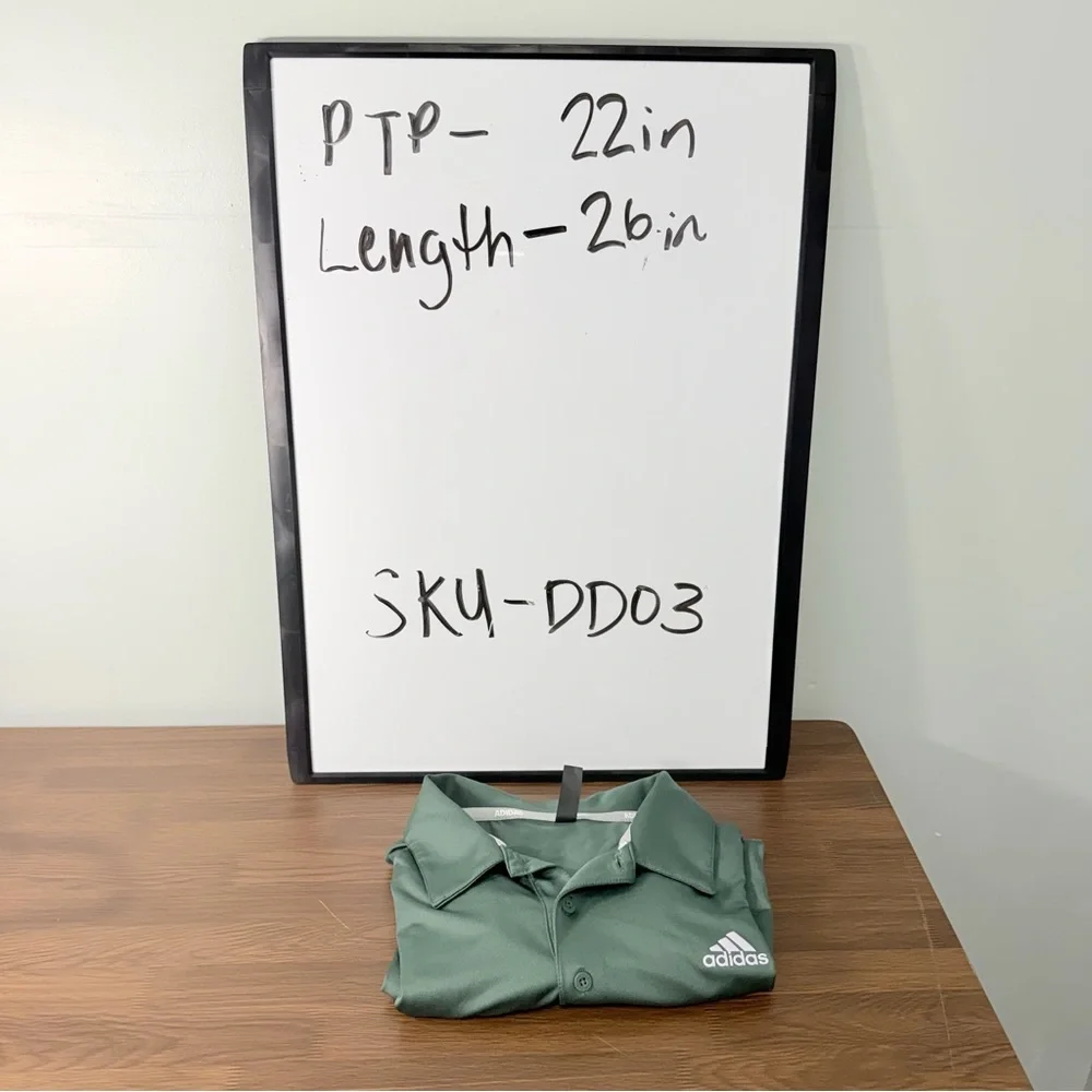 Adidas‎ Men's Green Golf Polo Shirt Sz Medium
